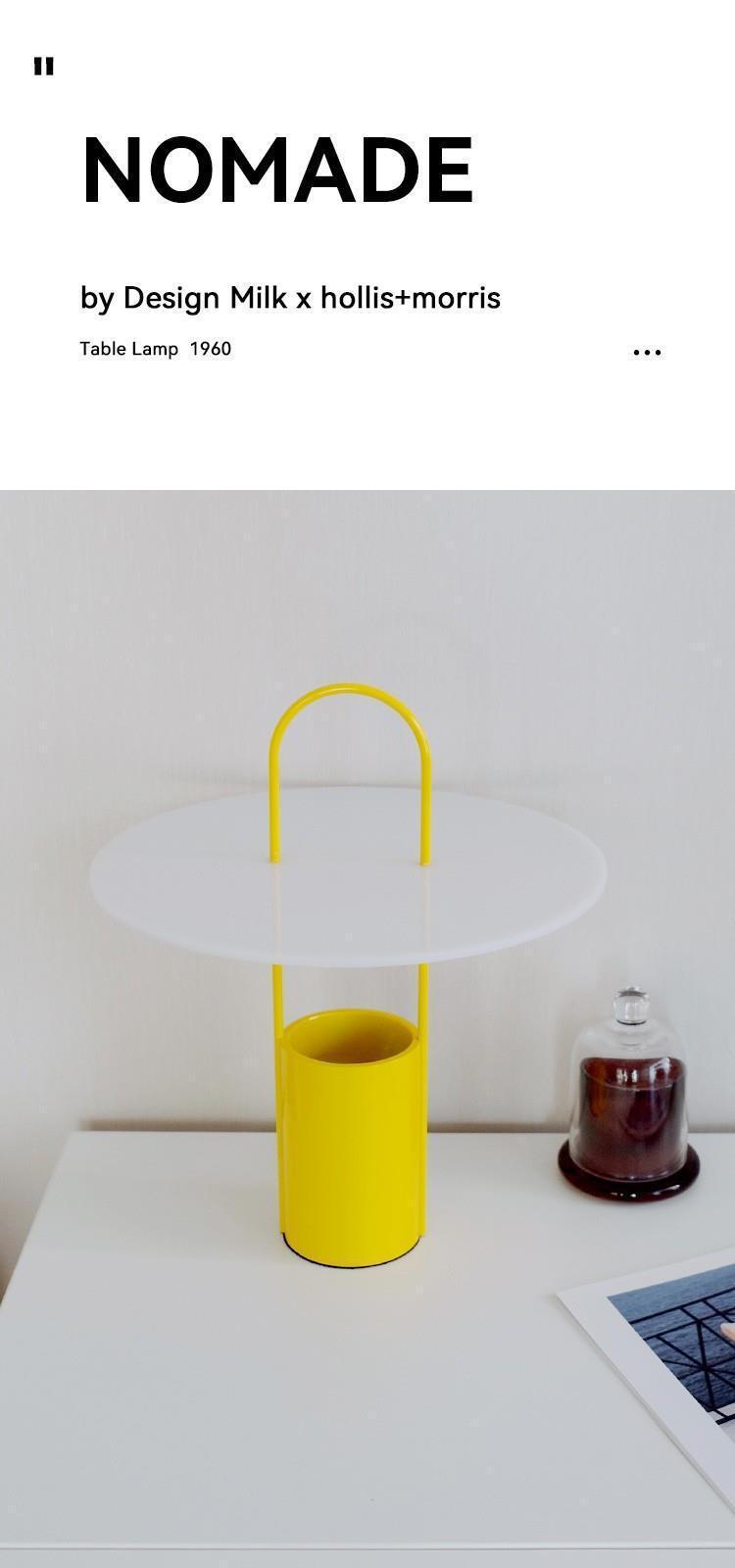 XRTECNA Nordic Simple Personality Portable Decor Table Desk Lamp