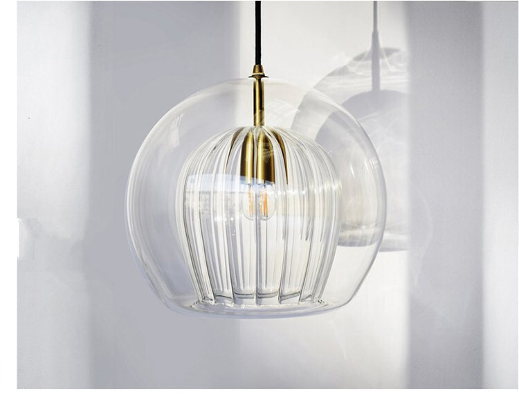 XRTECNA Luxury Decorative Nordic Style Glass Bubble Led Chandelier Lamp Light Fixtures