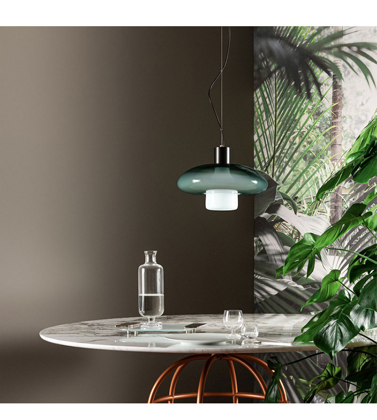 XRTECNA Simple Glass Ball Pendant Lamp Designer's Exhibition Small chandelier