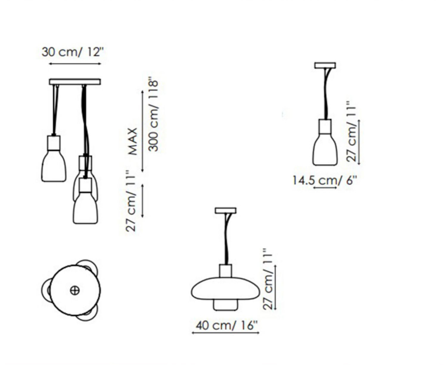 XRTECNA Simple Glass Ball Pendant Lamp Designer's Exhibition Small chandelier