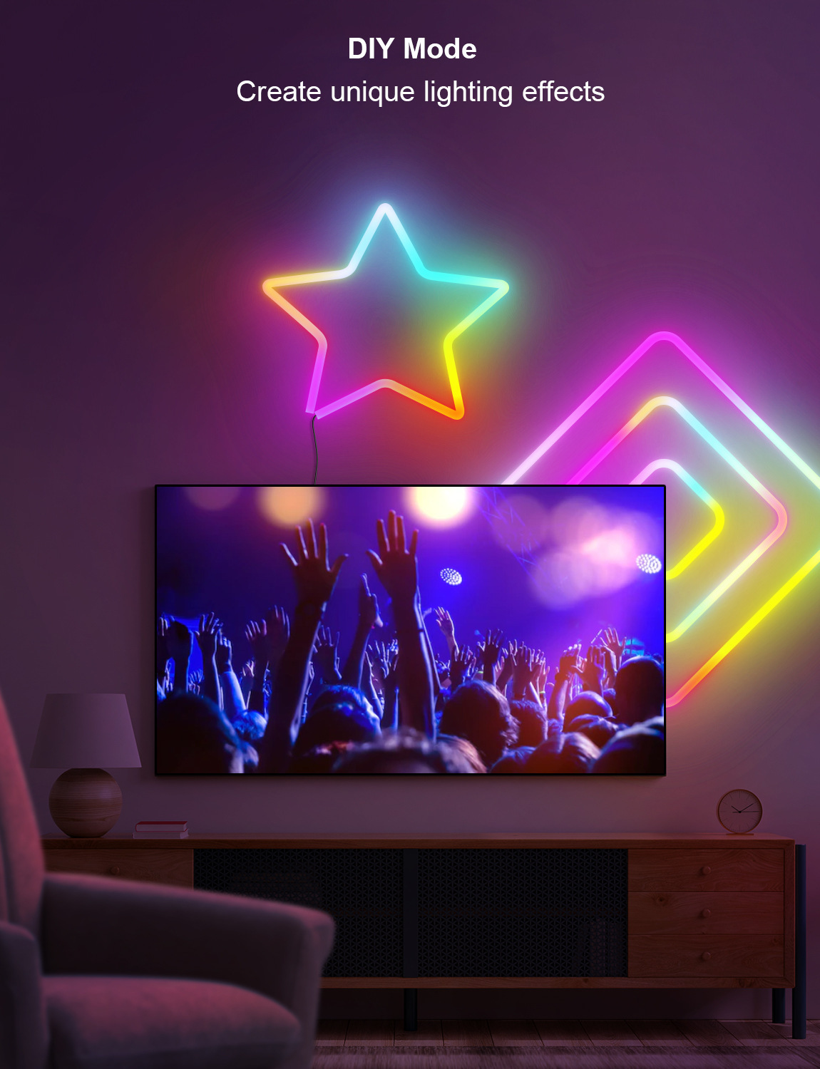 XRTECNA Tuya Smart Wifi Waterproof 3meter Flexible Led Neon Soft Neon Strip Top Silicone Light