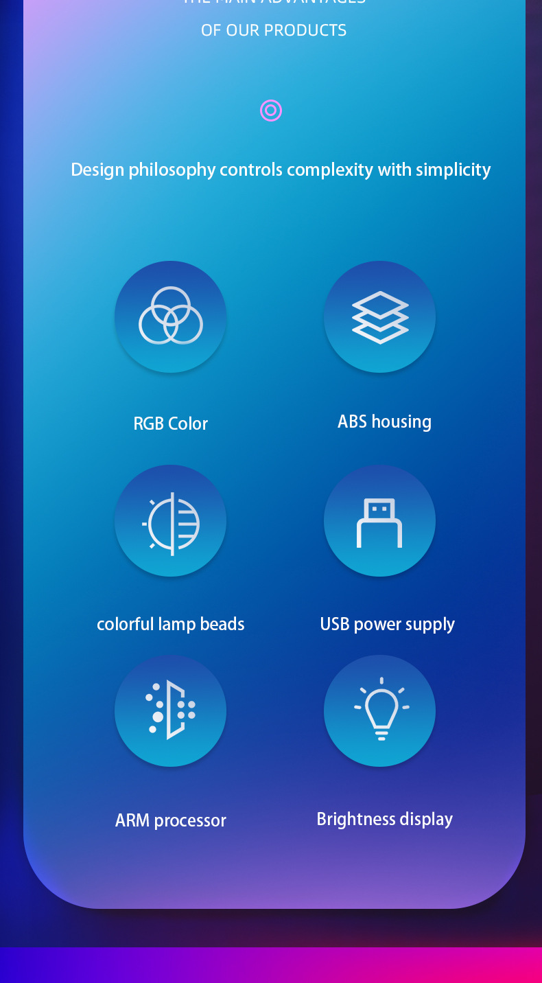 XRTECNA Amazon Bedroom RGB Atmosphere Computer Music Wireless Light