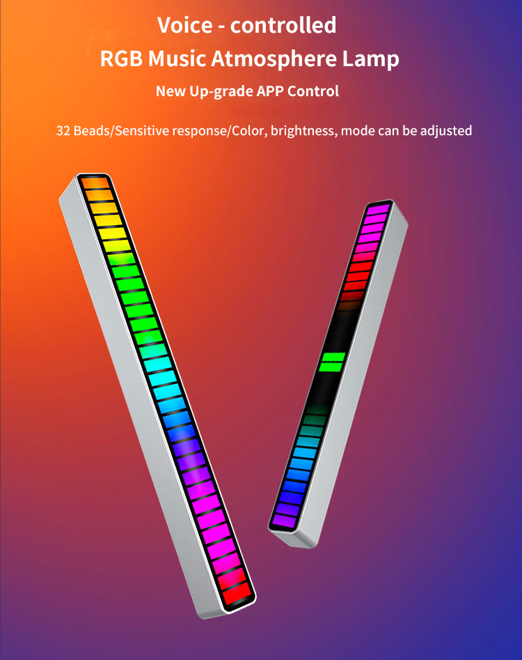 XRTECNA Rgb Voice Control Synchronous Rhythm Outdoor Handheld Atmosphere Light