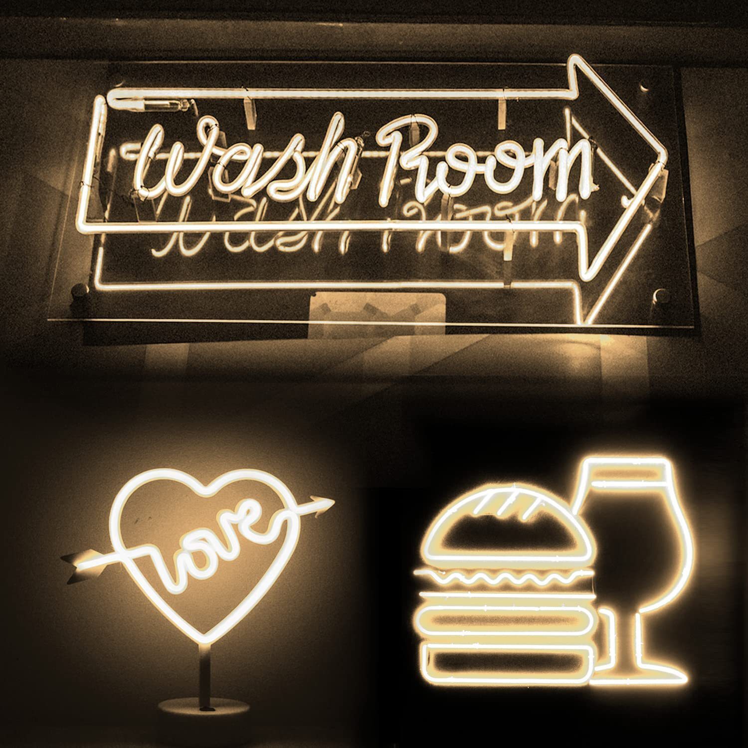 XRTECNA 5V LED Light USB Flexible Neon Silicone Soft Light Strip Set