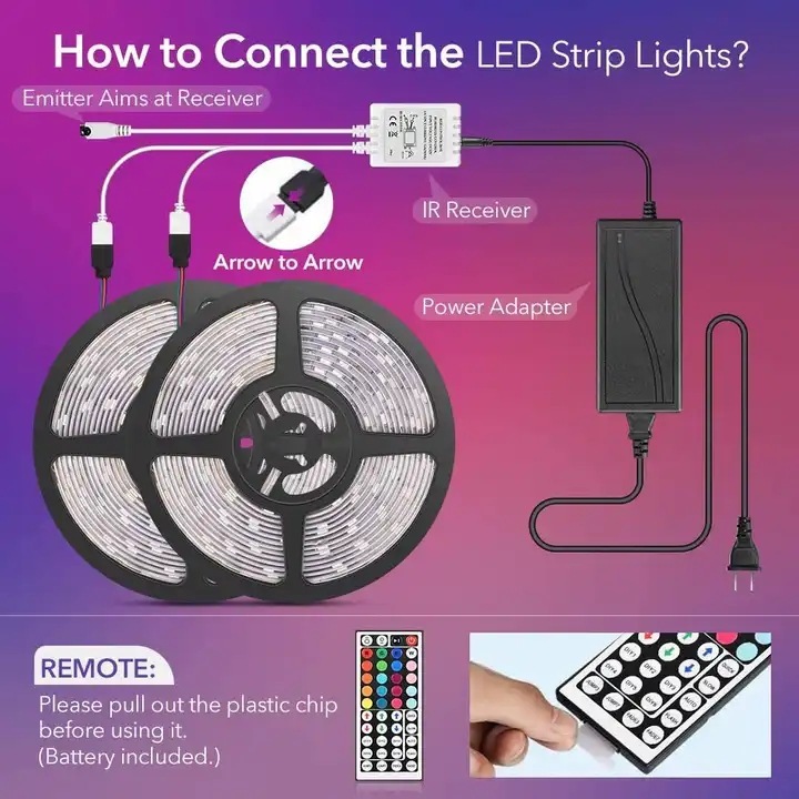 XRTECNA 5050 RGB 12V Factory Direct High Quality Smart Led Strip Light