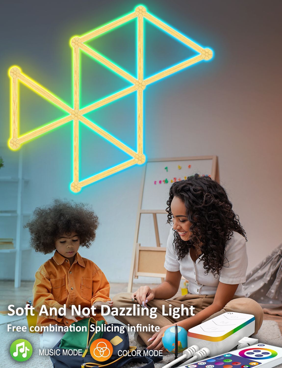 XRTECNA Tuya App Control Smart WIFI APP Control LED Lights for Decoration Home