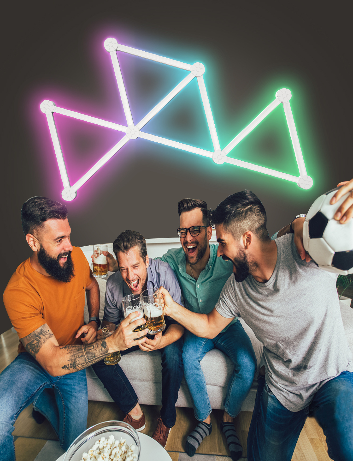 XRTECNA Tuya App Control Smart WIFI APP Control LED Lights for Decoration Home