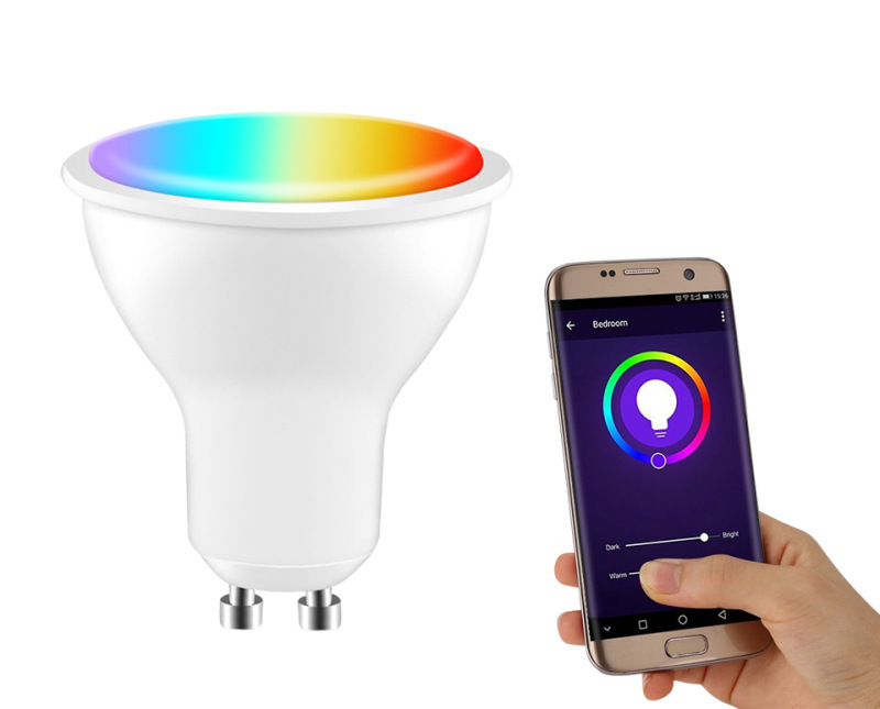 XRTECNA Tuya Wifi Smart Dimmable Gu10 Led Spotlight Recessed Ceiling Mount Led Spot Lamp