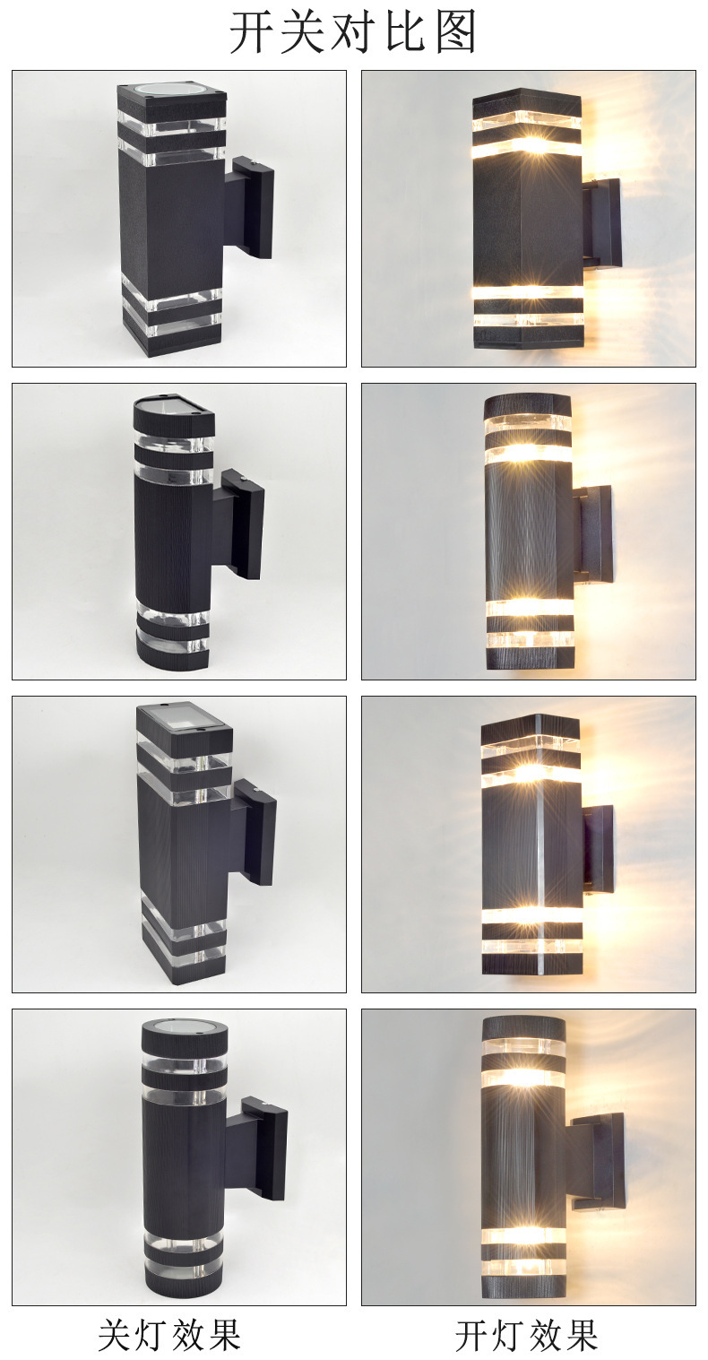 XRTECNA E27 Modern Decoration Wall Light Led Waterproof Ip65 Outdoor Wall Lamp
