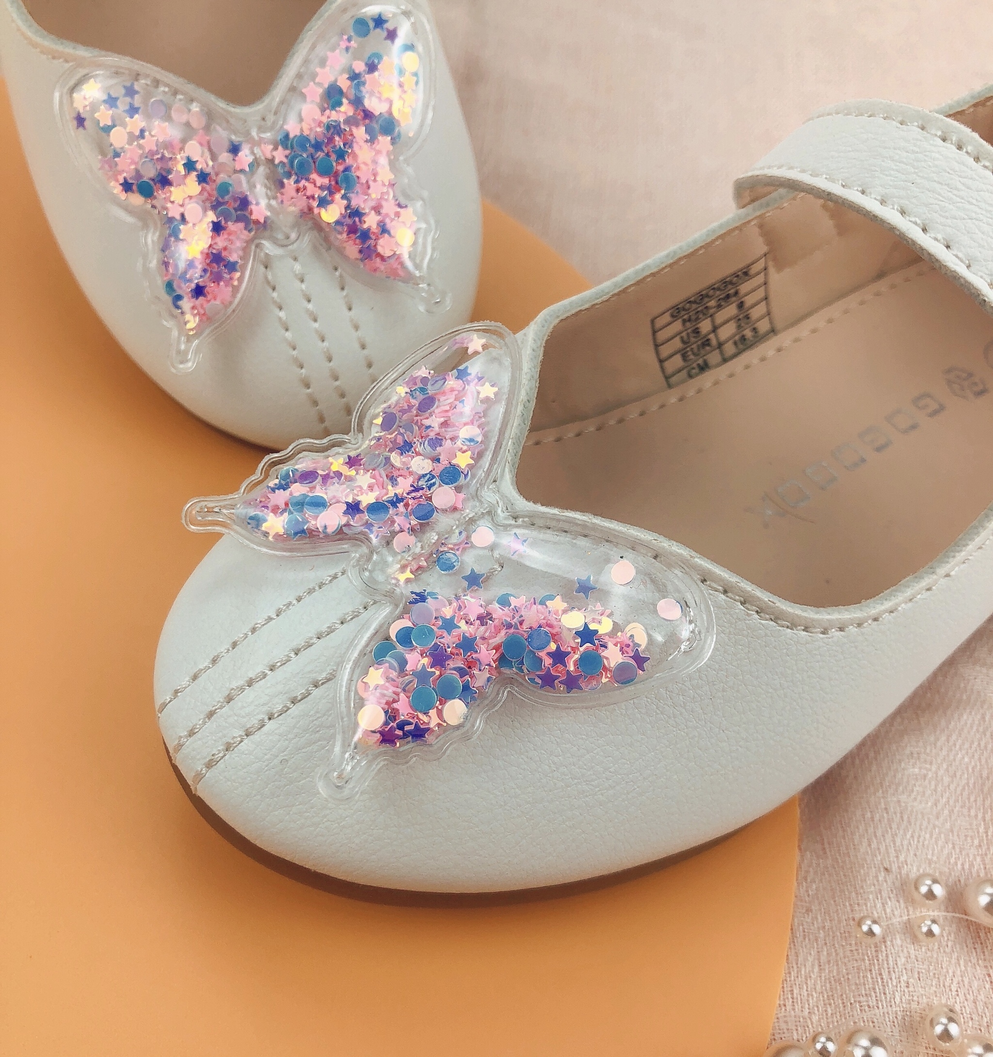 フラットシューズ Butterfly Stap Ballerina Flats BUTTERFLY TWISTS - SATIN - BALLERINA FLATS / FOLDING SHOES
