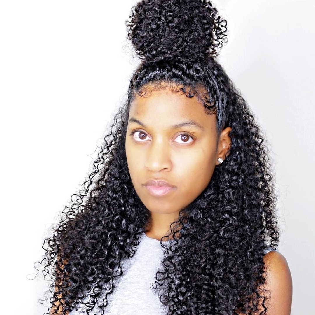 Seleonhair Curly Front Lace Wigs With Baby Hair Naturtal Hairline