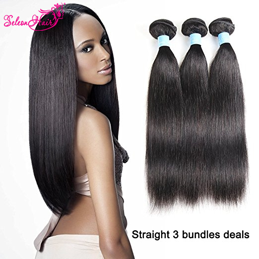 Seleonhair Virgin Straight Hair 100 Malaysian Hair 3bundles Malaysian