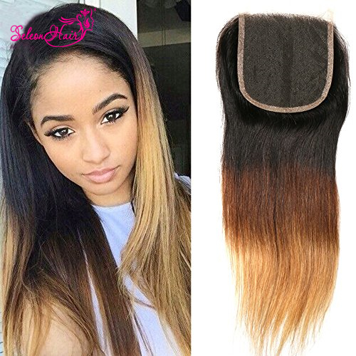1b350 Color Straight Hair Ombre Lace Front Wig High Quality