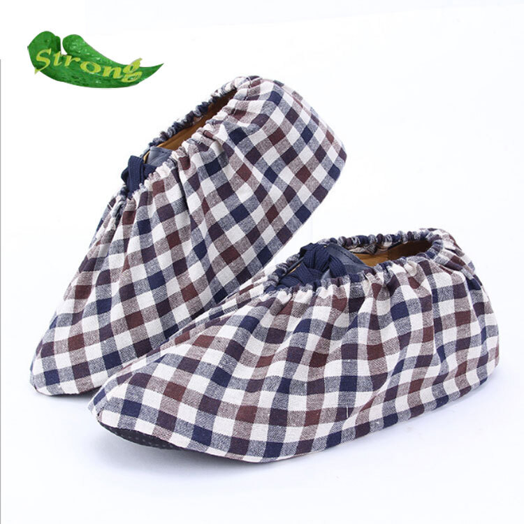 Cheap customized adult size printed reusable shoe cover