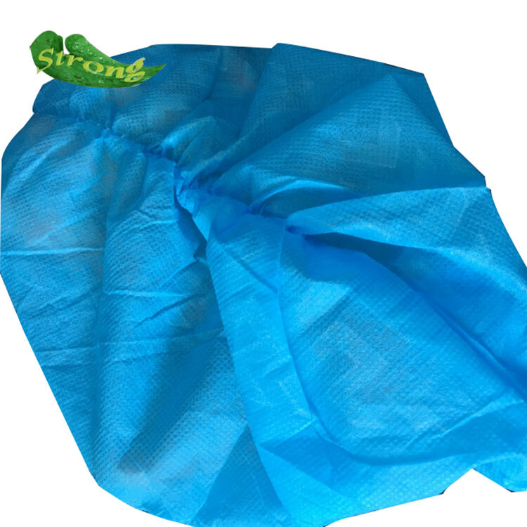 Disposable famous non woven good protective over shoe cover supply