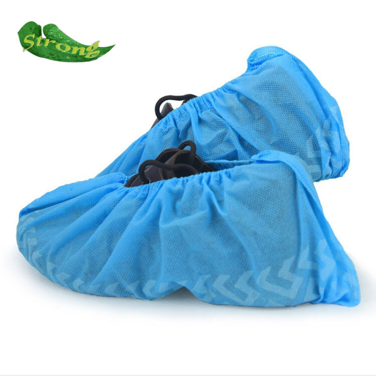 Disposable famous non woven good protective over shoe cover supply