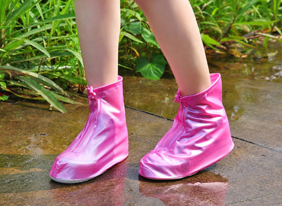 outdoor rainy day walker waterproof shoe cover