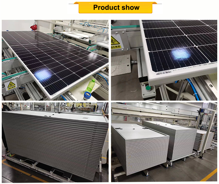 Edobo solar Photovoltaic Module 500W Solar Panel high efficiency factory price outdoors solar panel for industrial