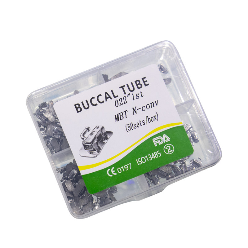 50 Tubes Buccaux Roth 0.022 Pour Première Molaire – Orthodontie, Inox De Qualité