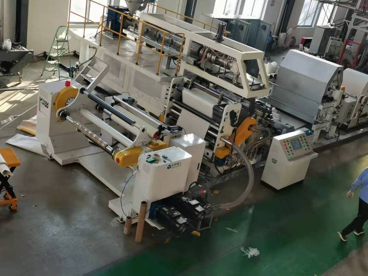 Bio plastic PLA PBAT PBS and kraft paper coating machine paper poly coating machine