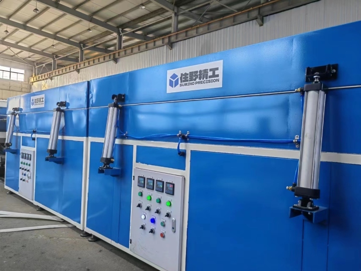 PP hollow grid corrugated sheet making machine