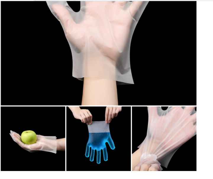 Hot Sale 1000mm disposable TPE embossed gloves/PE glove making machine