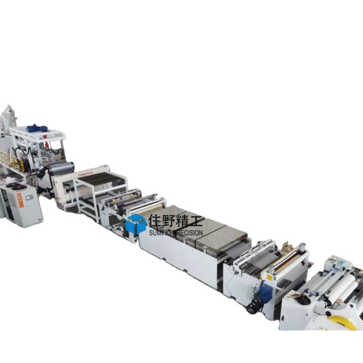 PMMA HIPS PLA PS PP PET transparent plastic sheet extruder pp sheet extrusion line