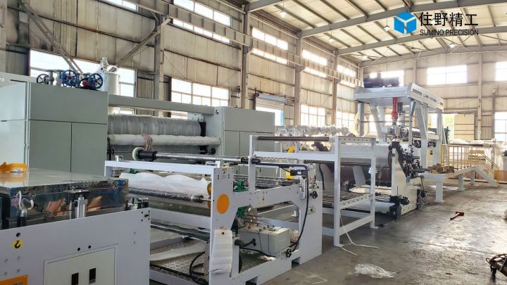 PMMA HIPS PLA PS PP PET transparent plastic sheet extruder pp sheet extrusion line