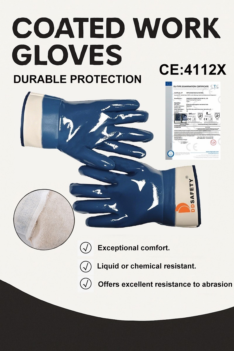 Protect your hands and keep safe - COATED WORK GLOVES protection