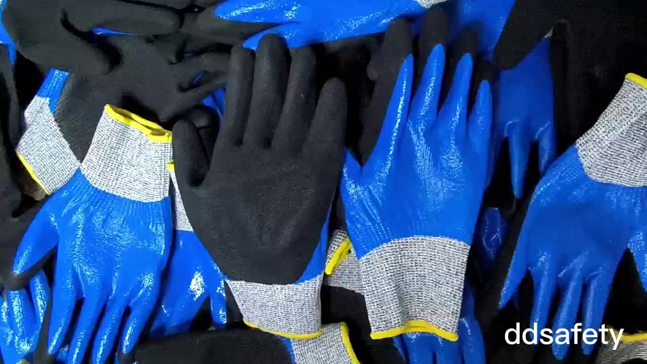 Professional Nitrile double coaiting Waterproof gloves, Cut Resistant Work Gloves with Firm Grip - Cutting Gloves or Anti Cut Gloves - DCR622 Professional Nitrile double coaiting Waterproof gloves, Cut Resistant Work Gloves with Firm Grip - Cutting Gloves or Anti Cut Gloves - DCR622 gloves,cut resistant gloves,nitrile coated gloves,Waterproof Work Gloves,Insulated Palm Coated Gloves,Nitrile Sandy Finish,Double Coated Gloves,HPPE Knit With Nitrile Coated Gloves,Anti Oil Gloves