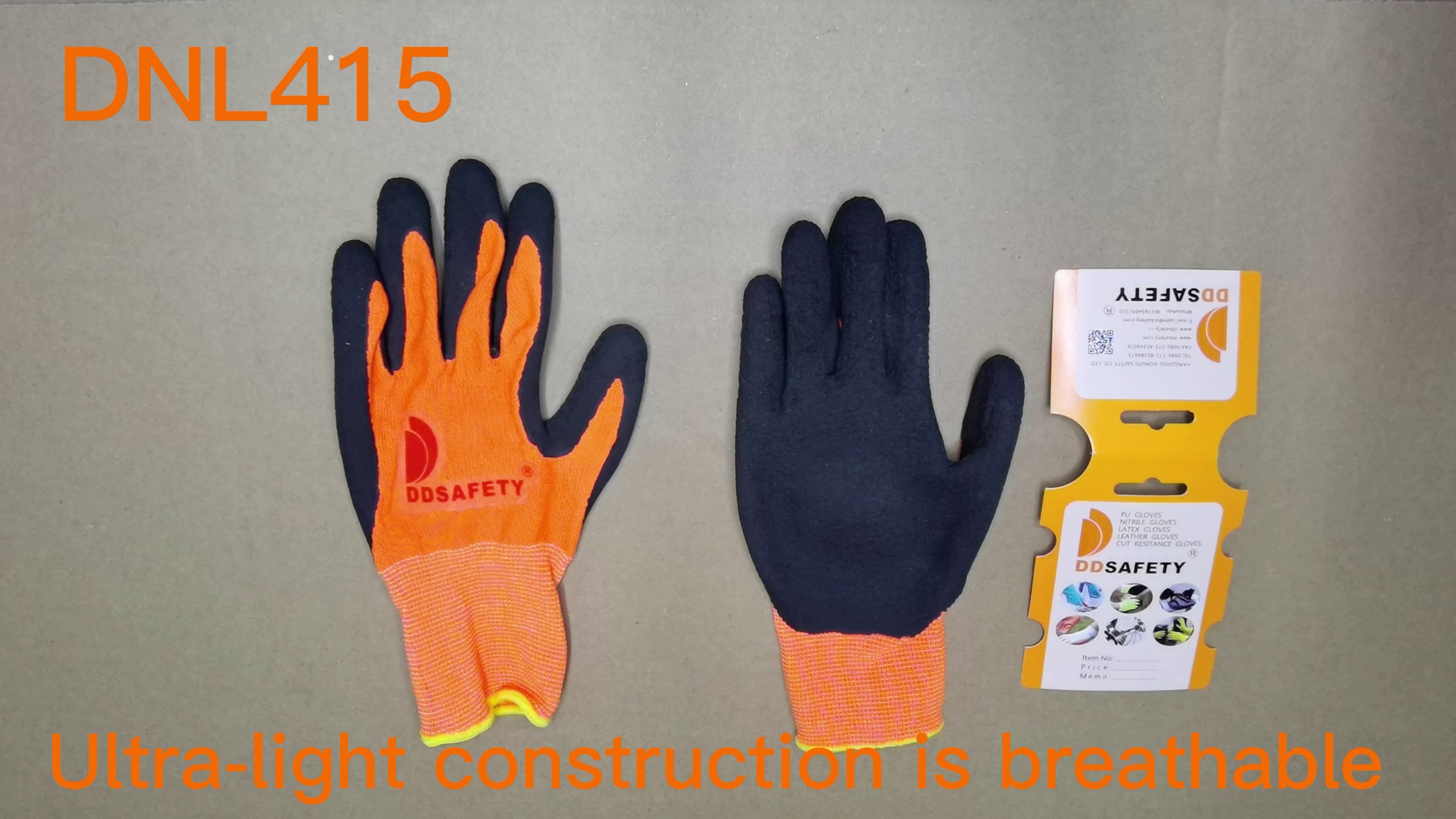 Hi-Vis Orange Mens Mechanic Nylon Foam Latex Palm Coated Work Gloves Ce 3121 - DNL415 Hi-Vis Orange Mens Mechanic Nylon Foam Latex Palm Coated Work Gloves Ce 3121 - DNL415 gloves,latex coated gloves,work gloves,mens gloves,Foam Latex Palm Coated Work Gloves