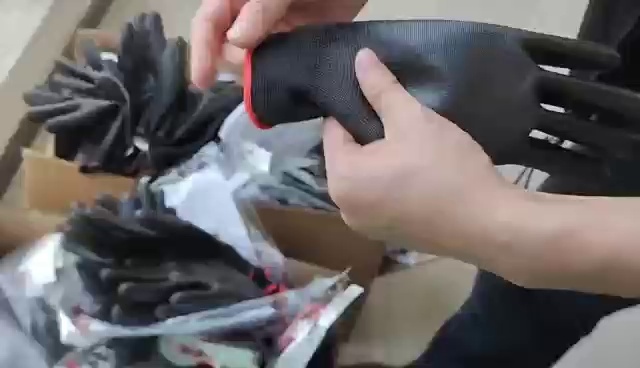 Black Anti Static ESD Ultra-Thin Polyurethane PU Coated Safety Work Gloves-DPU117 Black Anti Static ESD Ultra-Thin Polyurethane PU Coated Safety Work Gloves-DPU117 gloves,polyurethane gloves,anti static gloves,black gloves,work gloves