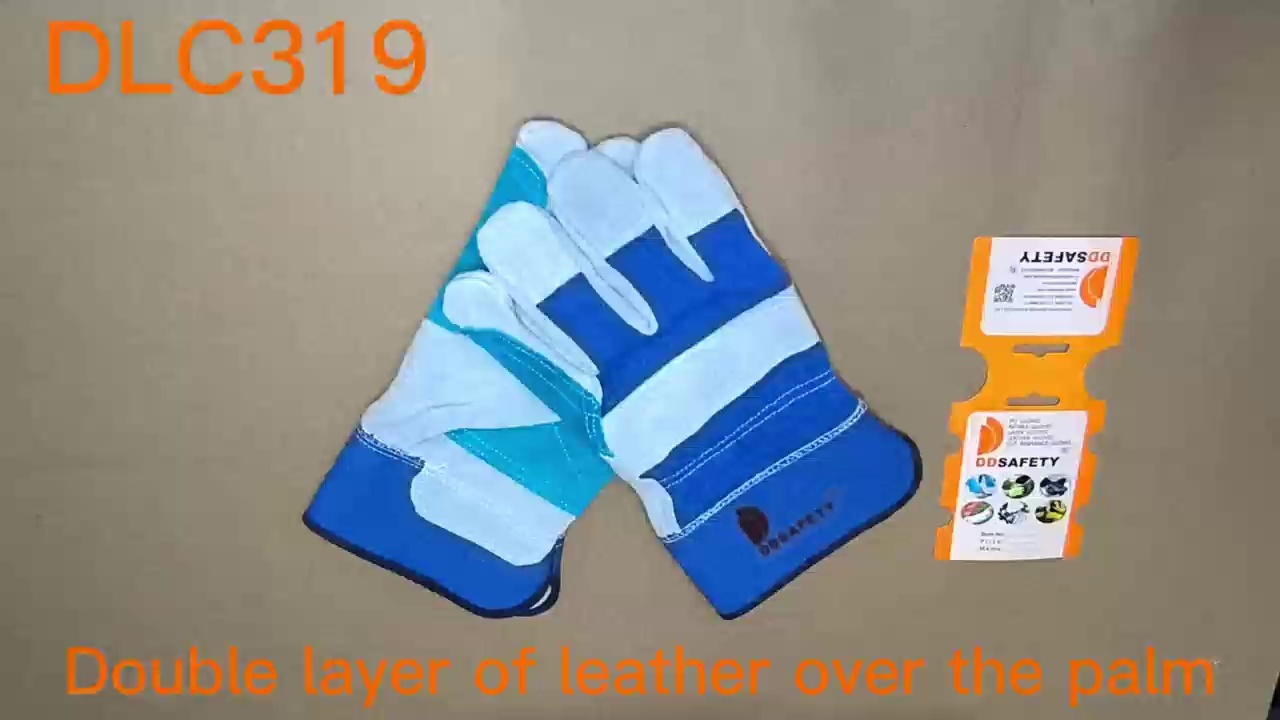 Gunn Cut Mens Reinforced Double cowhide Leather Palm Work Gloves Luvas Guantes  Cuff - DLC319 Gunn Cut Mens Reinforced Double cowhide Leather Palm Work Gloves Luvas Guantes  Cuff - DLC319 gloves,work gloves,mens leather gloves,leather work gloves,cowhide leather gloves