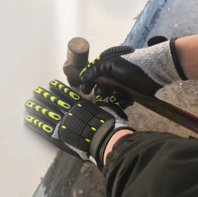 TPR Gloves Impact Gloves Cut Resistant Safety Work Gloves - TPR113 TPR Gloves - Impact Gloves - Cut Resistant Safety Work Gloves - TPR113 pu coated gloves,anti static gloves,Cut resistant gloves,work gloves,safety gloves