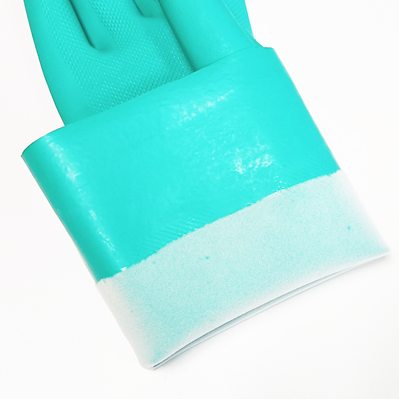 Flocked Lining Diamond Grip Green Nitrile Industry Gloves - DHL455 Flocked Lining Diamond Grip Green Nitrile Industry Gloves - DHL455 Nitrile Industry Gloves,Diamond Grip,Flocked Lining