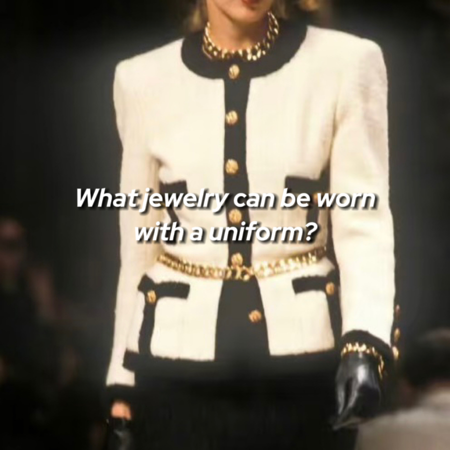 what jewelry can be worn with a uniform?