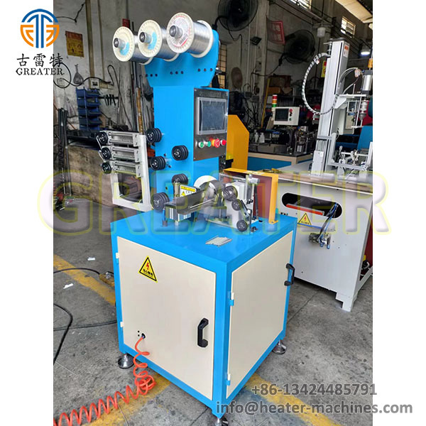 auto coil resistance wire equipment, industrial heater wire coil machine, heater equipment, double wire winding machine,