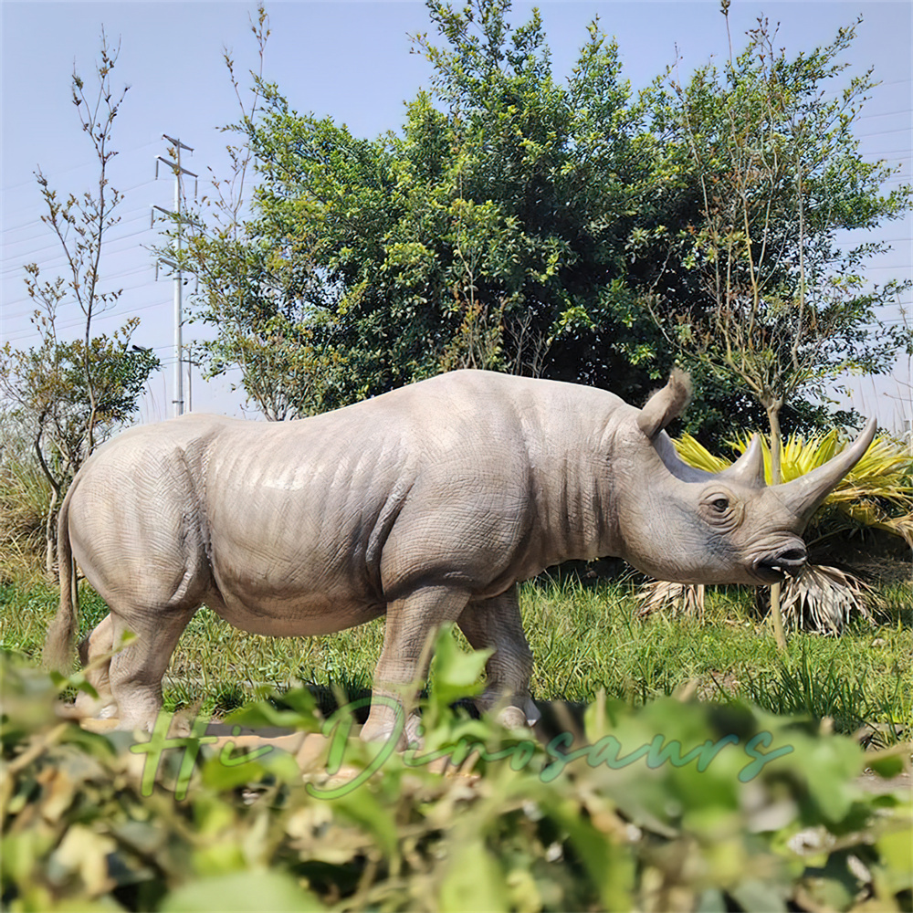 Museum Exhibition Animatronic Animals Rhinoceros | Hi Dinosaurs