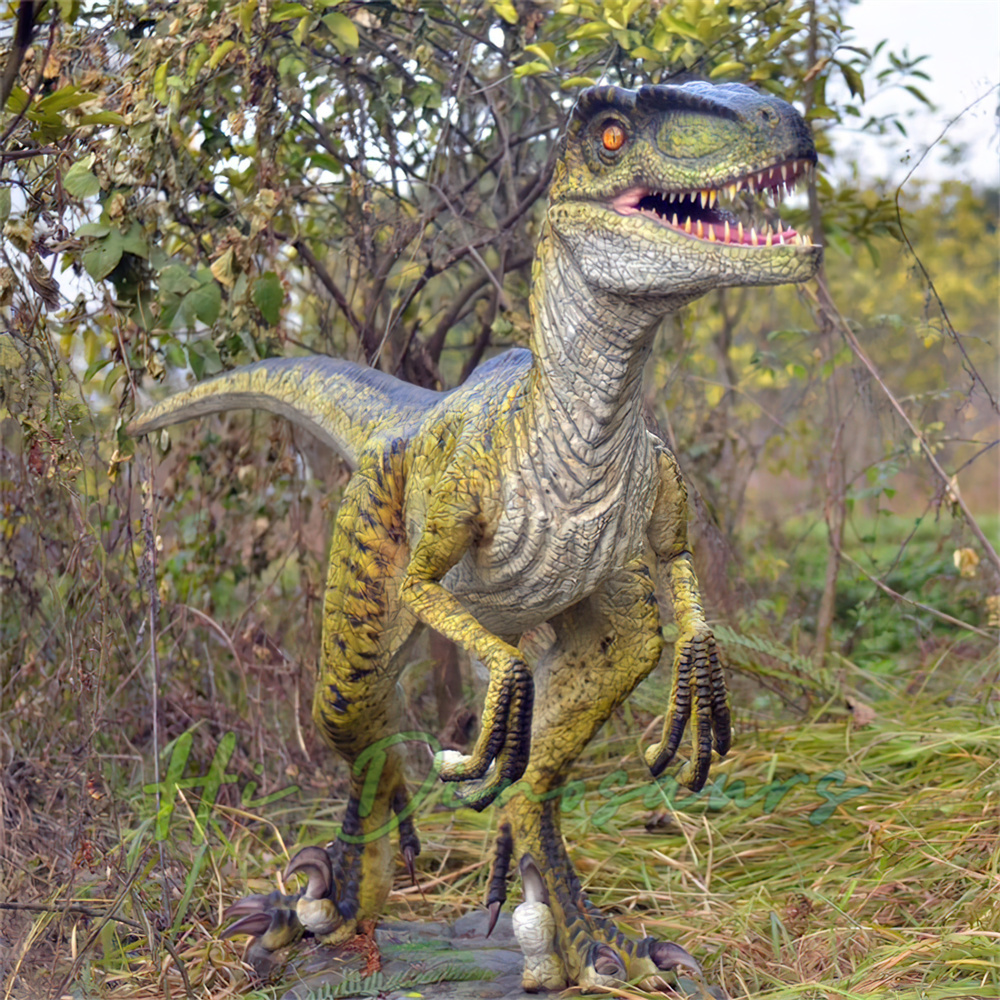 Animatronic Movies Robot Raptor Lifelike Model | Hi Dinosaurs