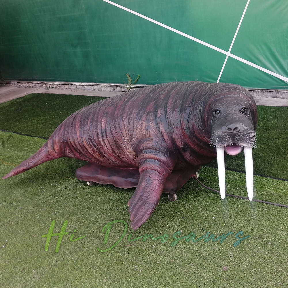 Vivid Animatronic Animal Walrus For Show | Hi Dinosaurs