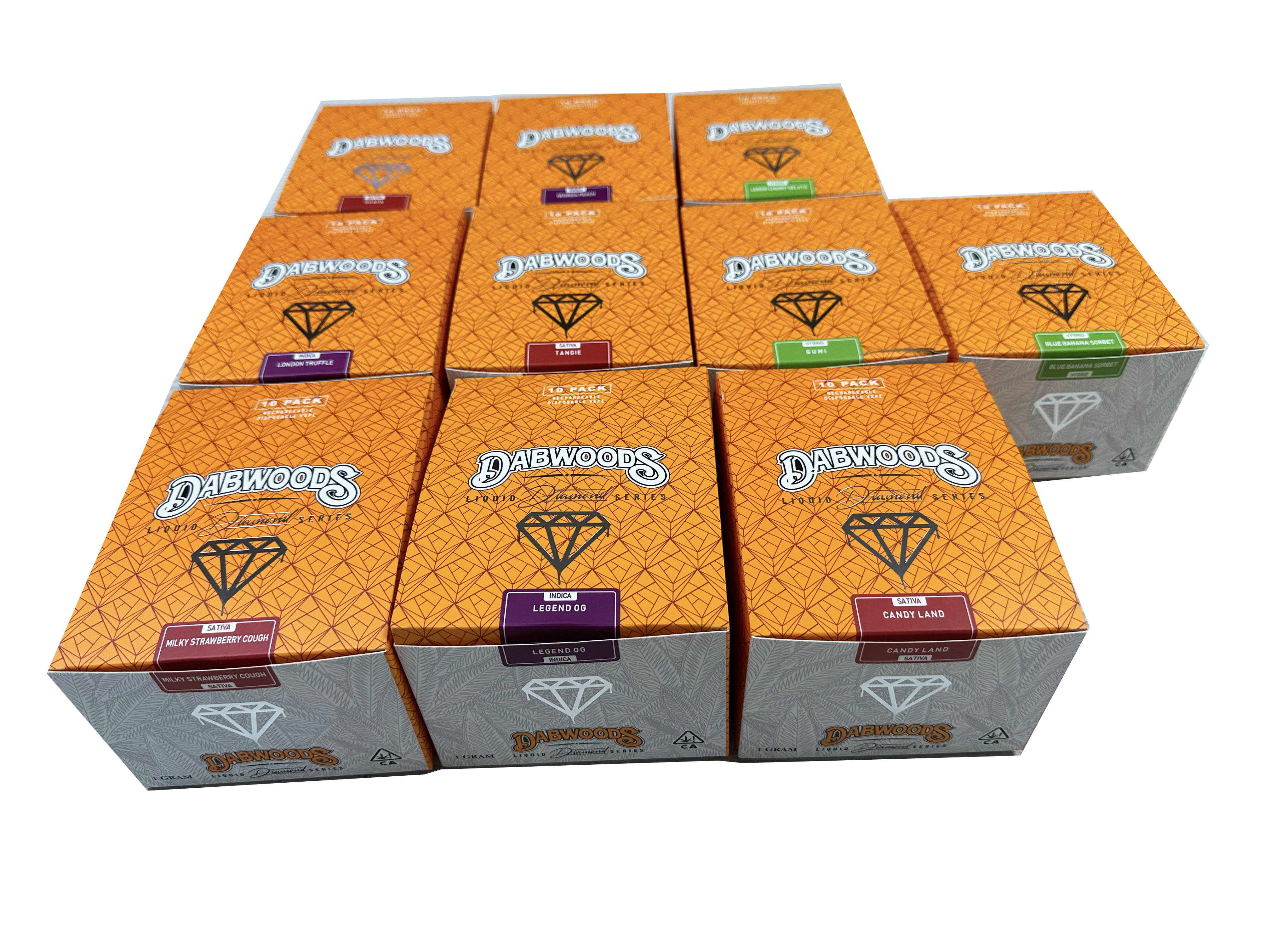 dabwoods 2ml disposable vape pen Dabwoods Diamond 1ml 2ml Postless Adjustable Voltage Preheat Wholesale  Disposable Empty Vape Pen USA UK EU main image 0