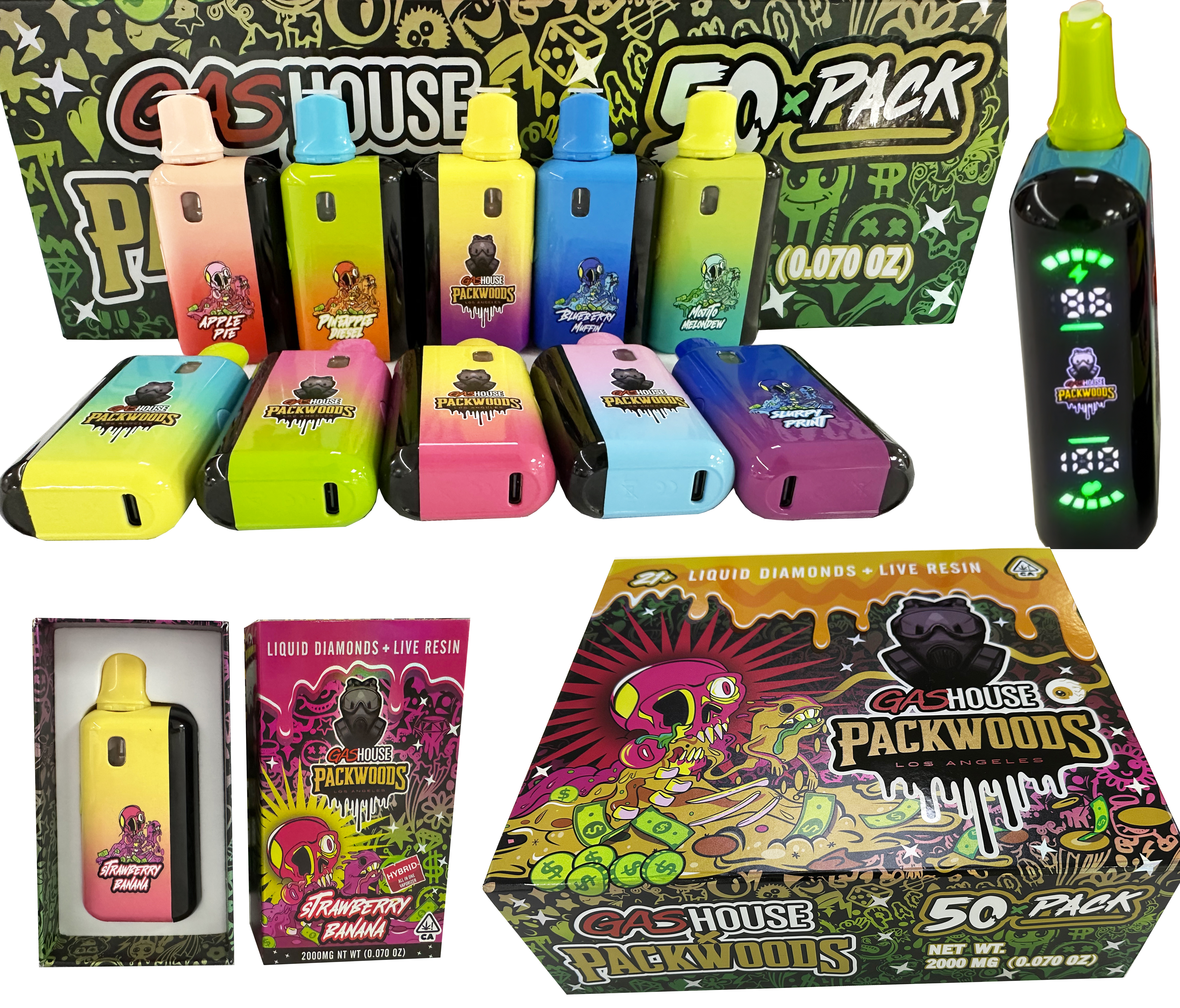 elf bar vape uk Iċ-Ċina Customized Gas House Packwoods 2G Disposable Vape Pen Manufacturers  Fornituri main image 0