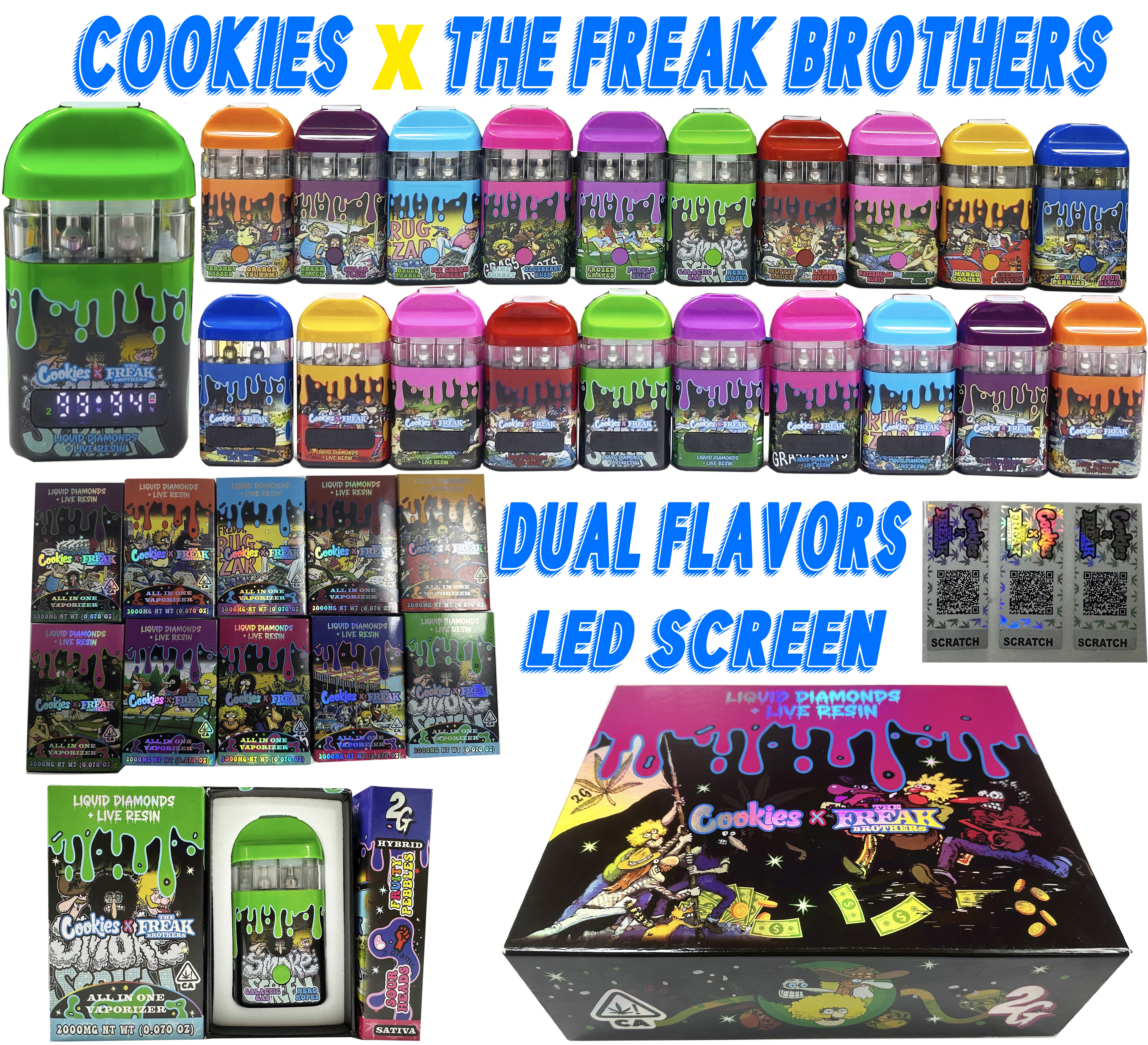 elf bar vape uk Cookies x Freak Brothers Disposable