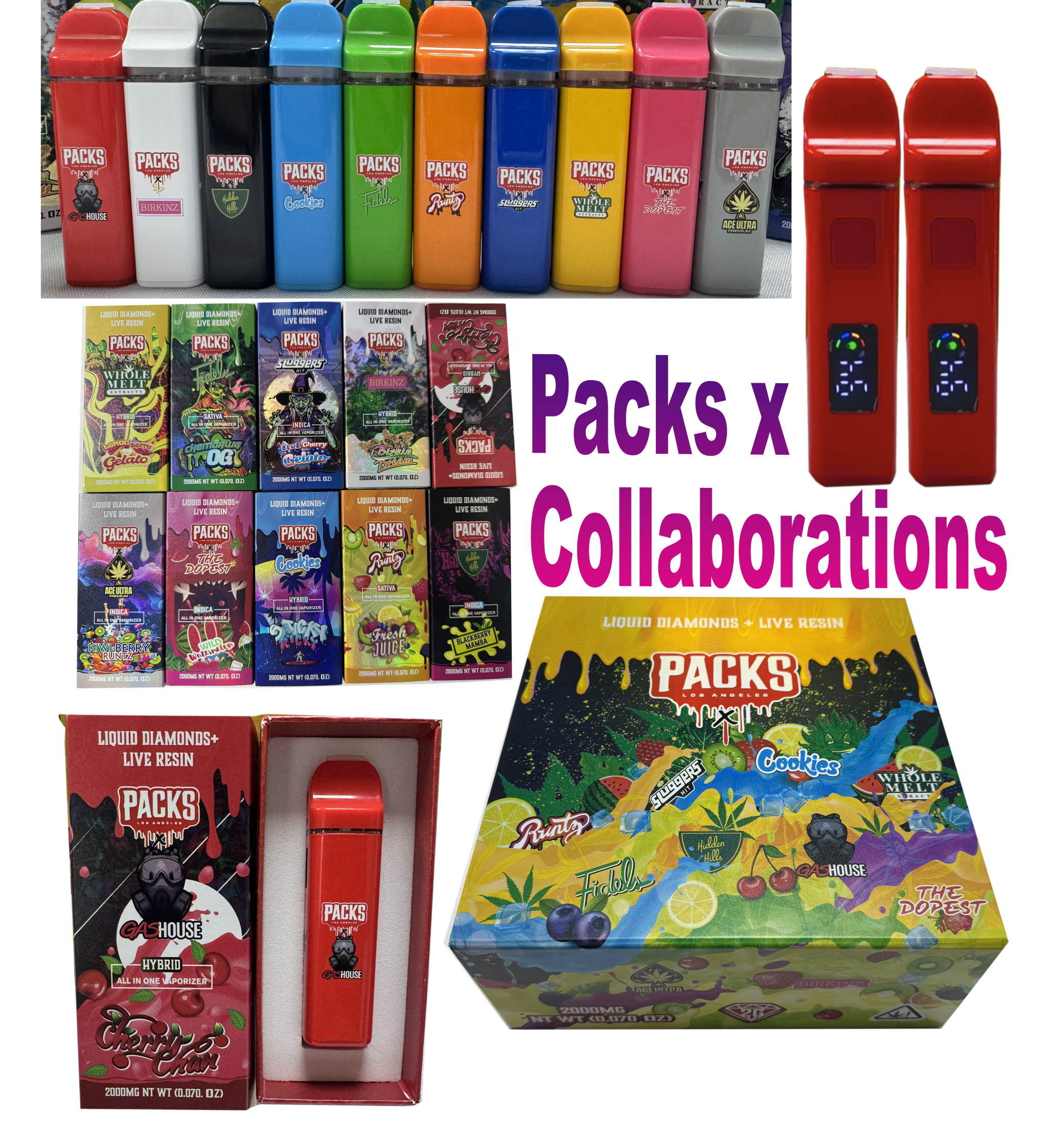 USA STOCK EMPTY Gas House x Packwoods V2 New Flavors Factory Price USA STOCK EMPTY Gas House x Packwoods V2 New Flavors Factory Price