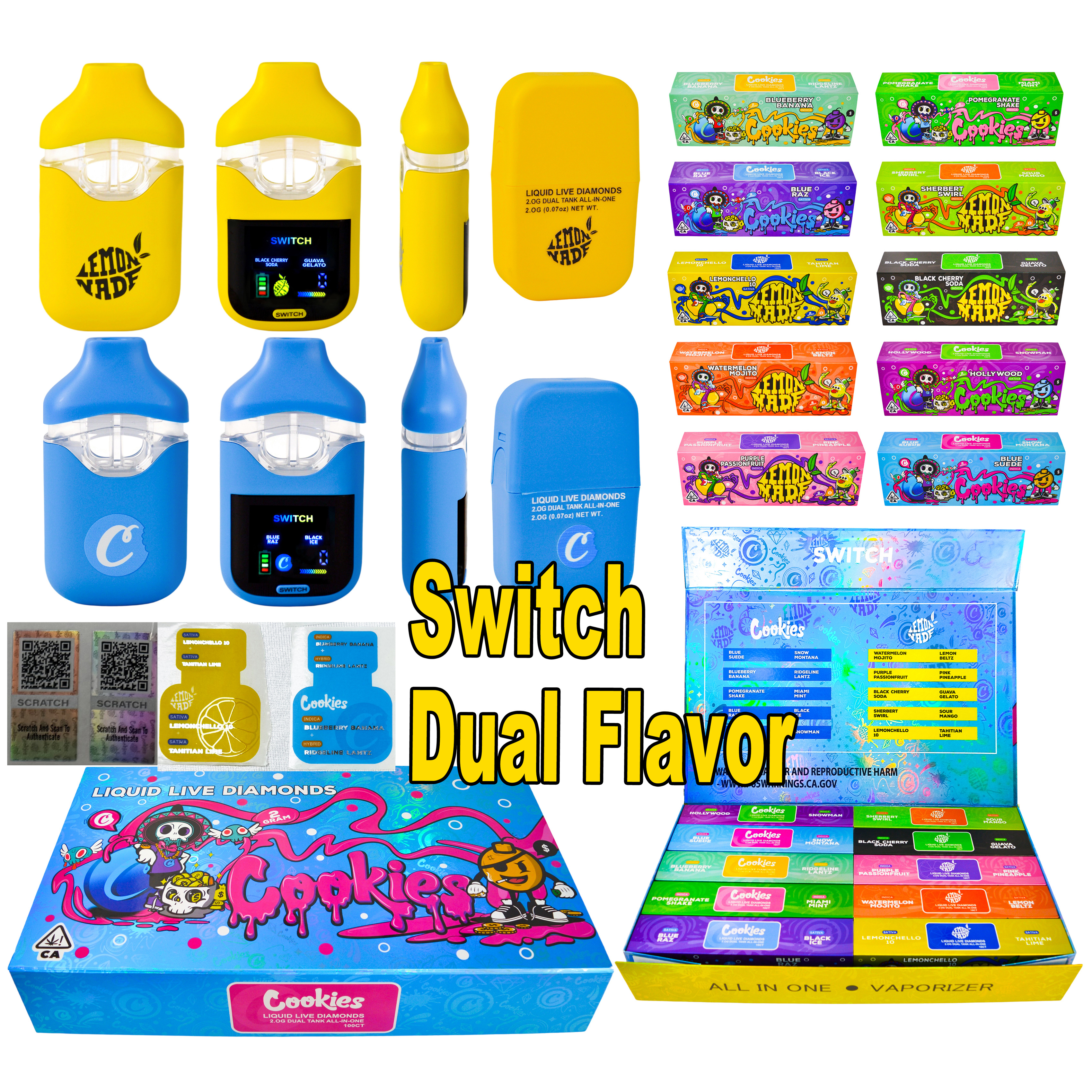 cookies dual chamber vape 2 Gram Disposables Vapes - Dual Chamber main image 1