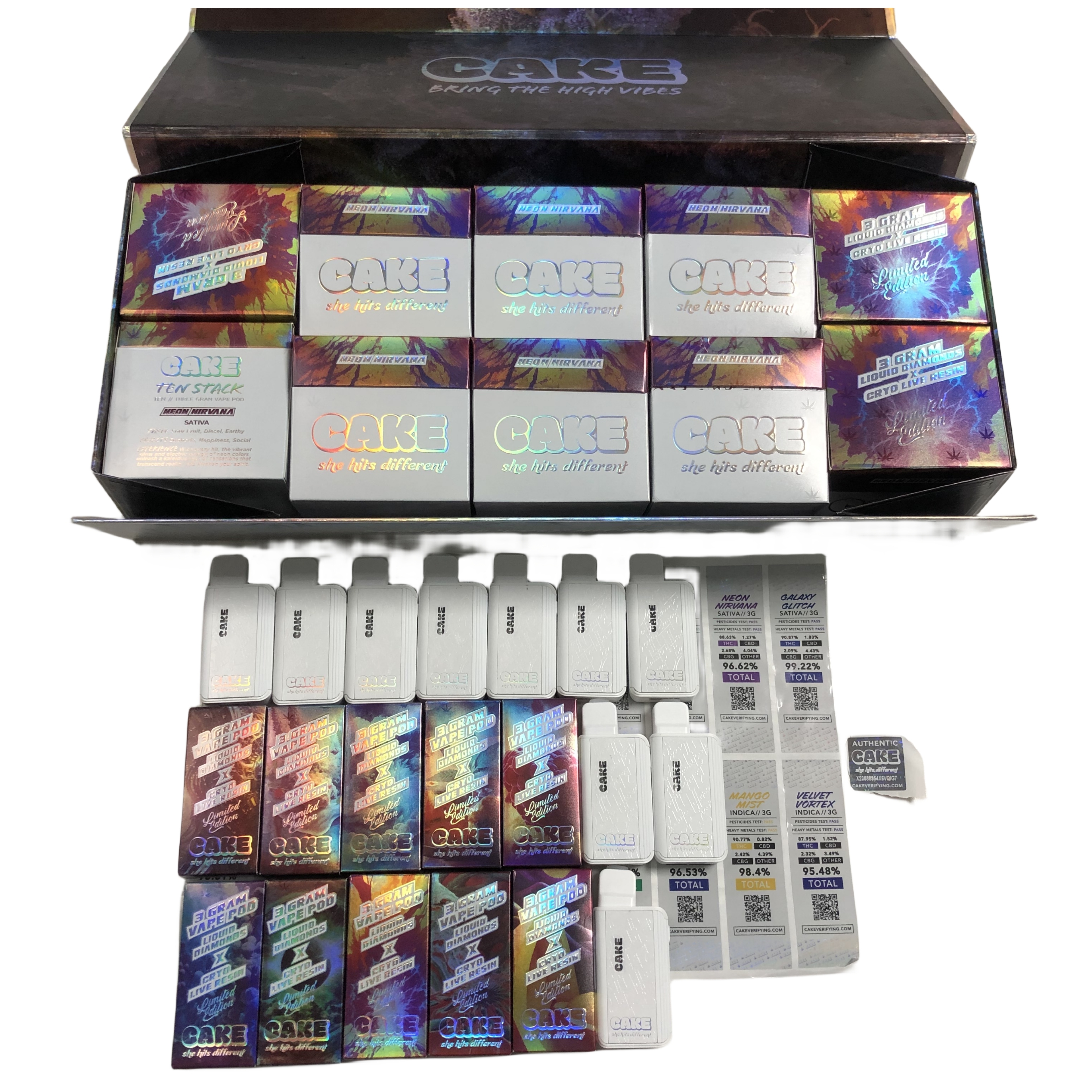 Cake Disposable Vape Pen 3G Carts USA STOCK She Hit difference