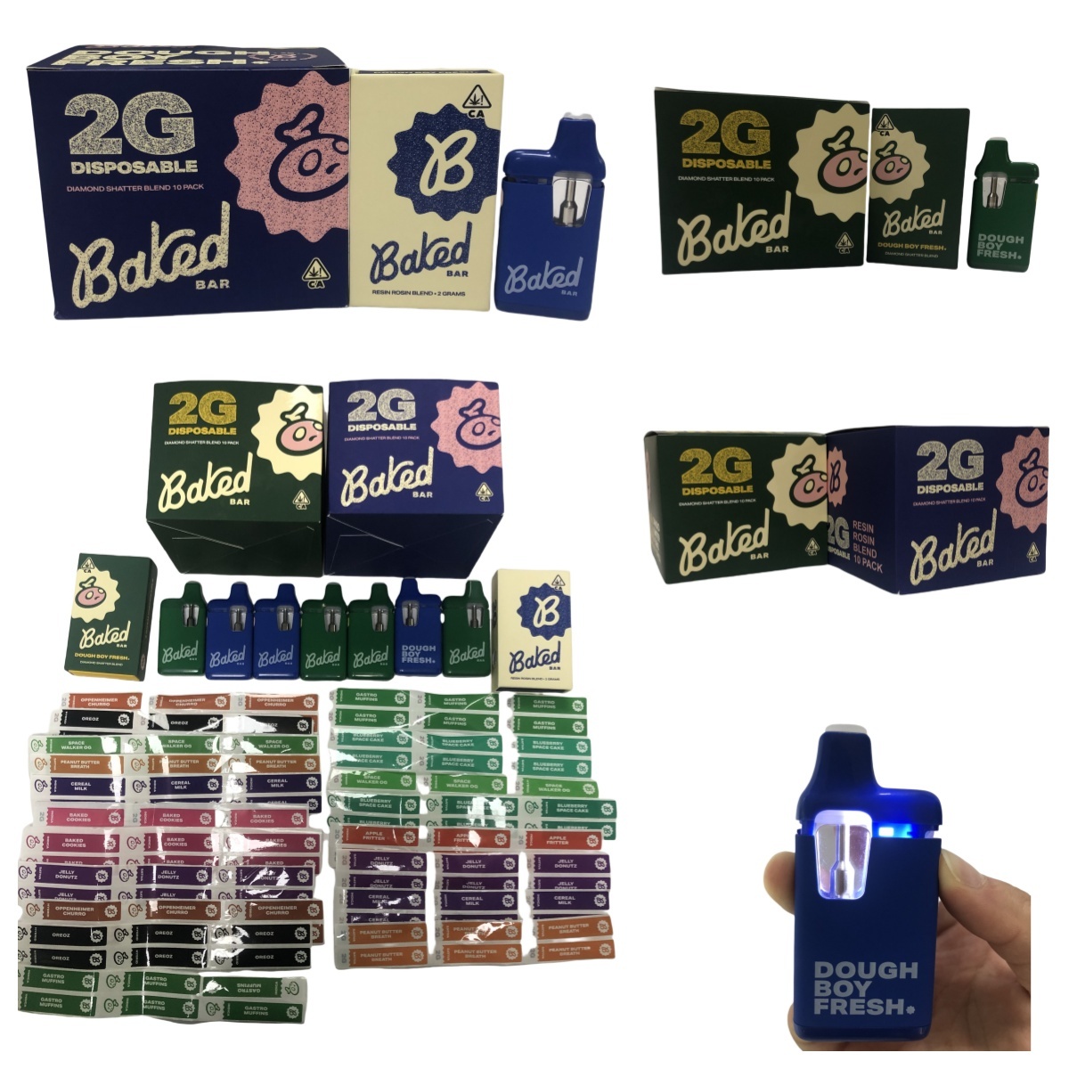 elfbar nachfüll pod läuft aus Baked Bar Dough Boy Fresh Disposable main image 1