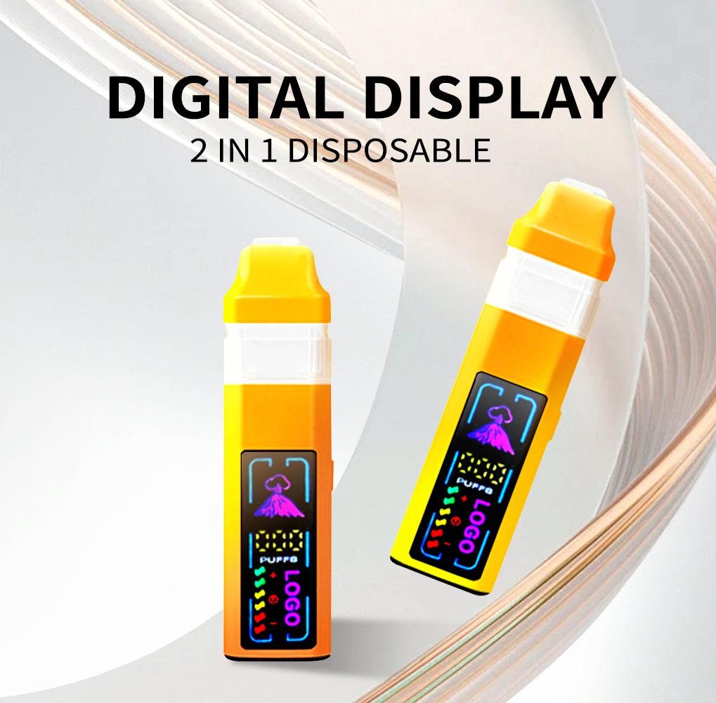 Dual Flavor 2ml Disposable Empty Vape Pen | LED Display | Wholesale USA