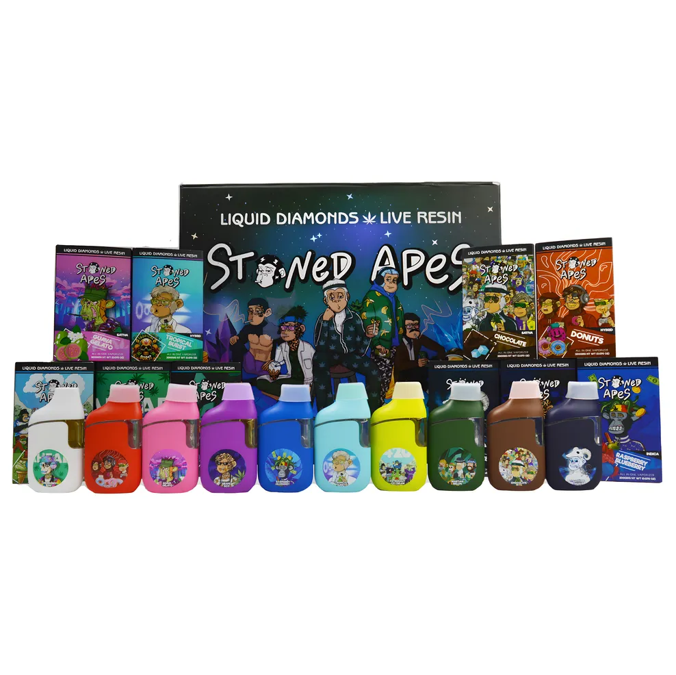 Stoned Ape Cart Disposable 2g Vape Rechargeable Pen with Digital Screen