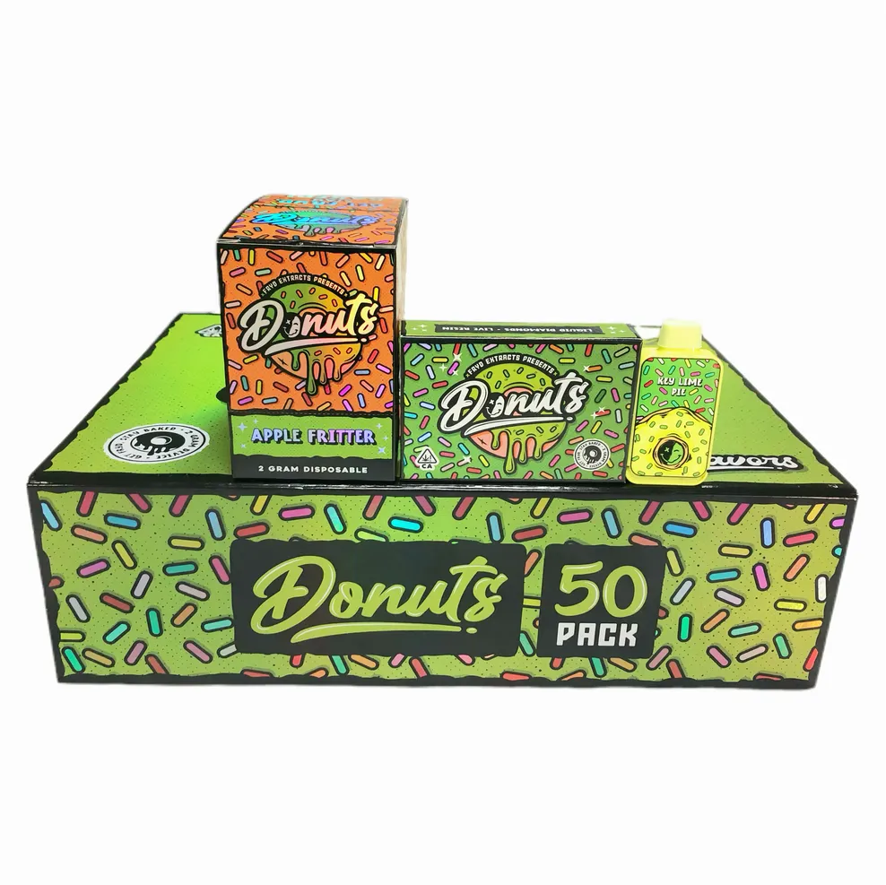 Fryd Donuts Disposable Extracts 2g vape Pen Vapor 10 Flavors USA STOCK